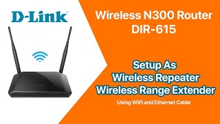 How to setup DLink N300 Router as Repeater  Loxyo Tech [upl. by Hyo792]