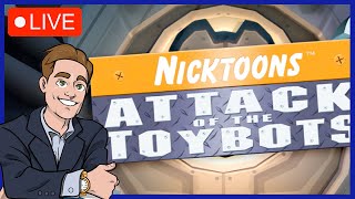 🤖 TRYING TO HELP THE NICKTOONS STOP AI FROM TAKING OVER 🤖 ATTACK OF THE TOYBOTS PLAYTHROUGH 🤖 [upl. by Harrus]