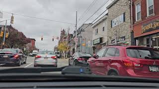 Lets Drive Pittsburgh Strip District to Bloomfield via Liberty Avenue [upl. by Spiros]