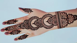 Back Hand Mehndi Design  Eid Mehndidesigns  bridal mehndi  mehandi mehndi ke design  mehendi [upl. by Chere]