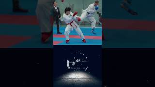 Ushiro Geri Spinning Back Kick WKF Karate Kumite wkfkarate kumite kick ippon [upl. by Seedman]