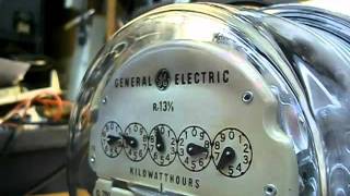 Old Kilowatt Hour Meters  Running [upl. by Nally]