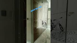 🪞🪞MIRROR WALL PANEL🪞🪞youtubeshorts interiordesign homedecor mirrordecor trendingshorts art [upl. by Abel95]