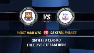 West Ham vs Crystal Palace live stream [upl. by Martainn]