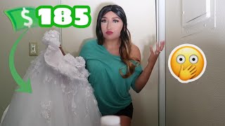 Hebeos Wedding Dress Review CHEAP WEDDING DRESS [upl. by Neetsirhc510]