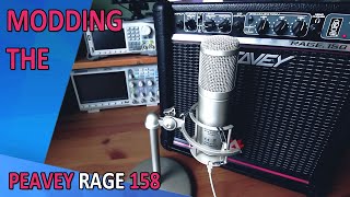 Peavey Rage 158 Modification  Huge Solid State Amp Sound [upl. by Riedel]