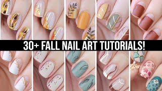 FALL NAIL ART 2023 🍂 30 Cute amp Easy Nail Art Design Compilation [upl. by Bergquist]