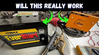 How to Restore a Car Battery Using a Stick Welder [upl. by Zurheide464]