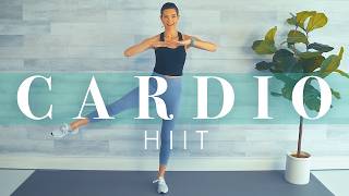 Cardio HIIT Aerobics Workout for Beginners amp Seniors  All Standing amp Low Impact [upl. by Enelec]