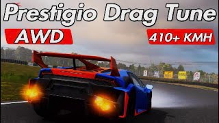 AWD Prestigio Drag Tune  410 KMH  CarX Drift Racing Online [upl. by Cirde]