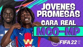 JÓVENES PROMESAS CON ROSTRO REAL  MCOMP  FIFA 22 MODO CARRERA [upl. by Trilbi604]