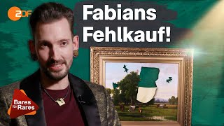 Schwieriger als gedacht Fabian versucht beschädigtes Gemälde zu retten  Bares für Rares [upl. by Melburn]