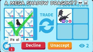 😱❤️‍🔥 OMG I GOT ONE OF MY DREAM PET MEGA SHADOW DRAGON adoptme [upl. by Broome]