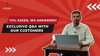 You Asked We Answered 💯  Exclusive QampA with our customers  Crickstore [upl. by Kapeed]