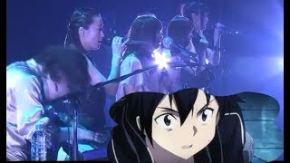 Sword Art Online OST Orchestra Live Yuki Kajura  Swordland [upl. by Esyle]