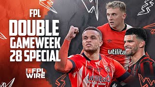 Double Gameweek 28 Pod  The FPL Wire  Fantasy Premier League Tips 202324 [upl. by Allemap]