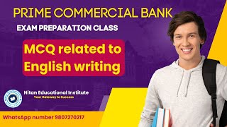 PRIME COMMERICAL BANK EXAM PREPARATION CLASS FOR THE POST OF TRAINEE ASSISTANT MOST VVI FOR EXAM [upl. by Lam]