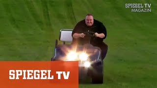 Kim Dotcom Besuch in der MEGAFluchtburg und ExklusivInterview 2013  SPIEGEL TV [upl. by Annerahs]