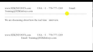 Software QA Testing Interview questions Manual Testing Interview questions Part 1 from H2Kinfosys [upl. by Einre]