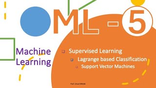 Machine Learning  Lesson 5  Cukurova University  Department of Computer Engineering [upl. by Eilime272]