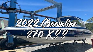 2022 Crownline 270 XSS 55HRS Sarasota FL [upl. by Ahselaf]