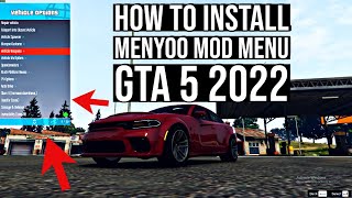 HOW TO INSTALL MENYOO FOR GTA 5 2022  Installing Menyoo Mod Menu in GTA 5  EASY PC MOD [upl. by Nidya]