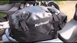 Kriega US20 vs Givi Soft Panniers review [upl. by Retsof]