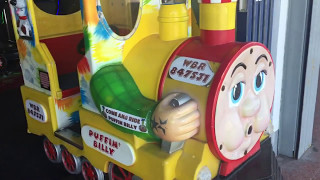 Whittaker Bros Puffin Billy Kiddie Ride [upl. by Geralda]