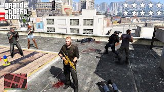 GTA 5  The Lost MC’S Ten Star Escape From The POLICE STATION [upl. by Semajwerdna]