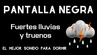 Lluvia y truenos y relámpagos para DORMIR Sueño Instantáneo En 3 Minutos Con Fuertes [upl. by Chiang]