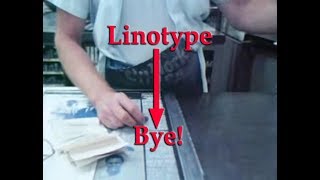 Farewell Etaoin Shrdlu Linotype An AgeOld Printing Process Gives Way to Modern Technology 1978 [upl. by Anuala933]