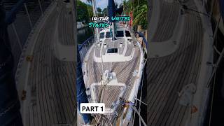 The WEIRDEST 40 Sailboat Ive EVER Seen Short Tour Part 1 [upl. by Rodolfo]