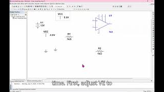 Creating a Noninverting OpAmp in MultiSim [upl. by Nauqe681]