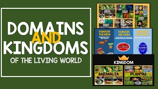 Domains and Kingdoms of the Living World  Biology Animation [upl. by Anaahs]