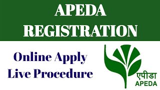 APEDA Registration Online  How To apply APEDA RCMC  APEDA APPLY LIVE PROCESS  APEDA For EXPORT [upl. by Ladnar]