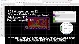 Tutorial Design PCB 6 Layer Cetak di JLCPCB [upl. by Ellenad]