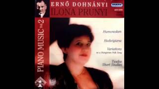 Dohnanyi Humoresques in the Form of Suite Op 17  II Toccata Ilona Prunyi  Piano 2004 [upl. by Sarah]