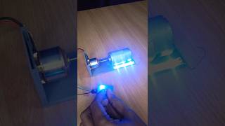 Glowing 12v LED with a bldc motor generator PraveenDN [upl. by Novar801]