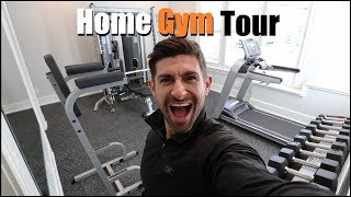 EXCLUSIVE alpha m Home Gym Tour [upl. by Euqirrne]