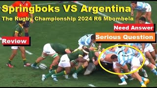 Review Springboks VS Argentina G2 TRC Mbombela 2024 Reactions Analysis amp Recap [upl. by Mairym]