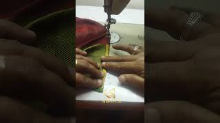 Perfect Saree Corner Stitching stitching tailor saree sippla sippladiy [upl. by Broadbent]