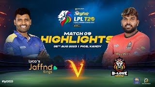 Highlights  BLove Kandy vs Jaffna Kings  Match 09  LPL 2023 [upl. by Sinai]