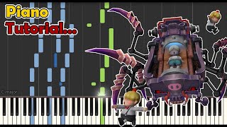 Piano Tutorial Super Smash Bros Brawl  Porkys Theme [upl. by Gimpel]