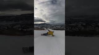 Extremely Fun Snowboard Carving [upl. by Finley]