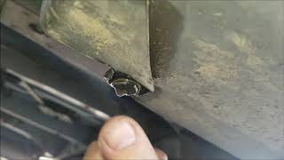 HOW TO REMOVE AND FIX A DENTED BUMPER TOYOTA SIENNA 19982004 [upl. by Mead]