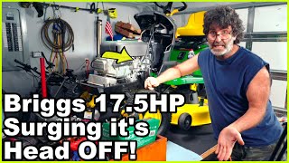 Problem to Solution Briggs and Stratton 175 HP Surging Engine [upl. by Ahsienat133]