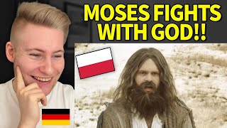 German reacts to Mojżesz vs Bóg  Wielkie Konflikty [upl. by Zamir]