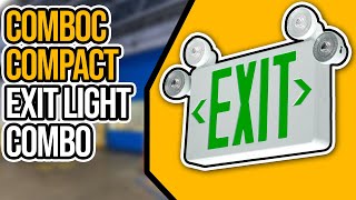 COMBOCR  Combo Exit Light Exit Sign  Emergency Light [upl. by Noah189]