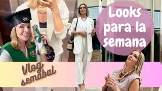 LOOKS PARA LA SEMANA  Vlog con ROPA PONIBLE Y REALISTA tu asesora de imagen y moda [upl. by Trager178]