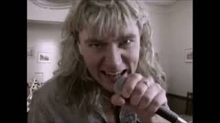 Def Leppard  Pour Some Sugar On Me version 1 UK concept Instrumental Music Video [upl. by Elyc]